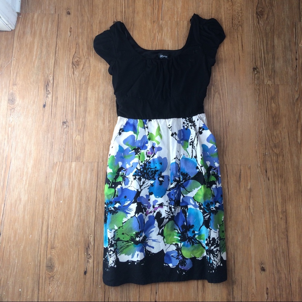 Floral dress.